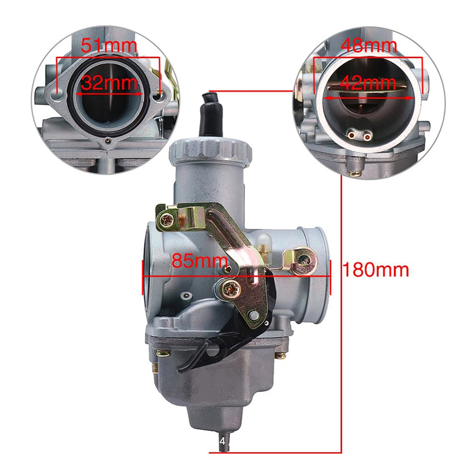 Карбюратор PZ32 для 250-350cc (CG) для квадроцикла, мотоцикла, скутера