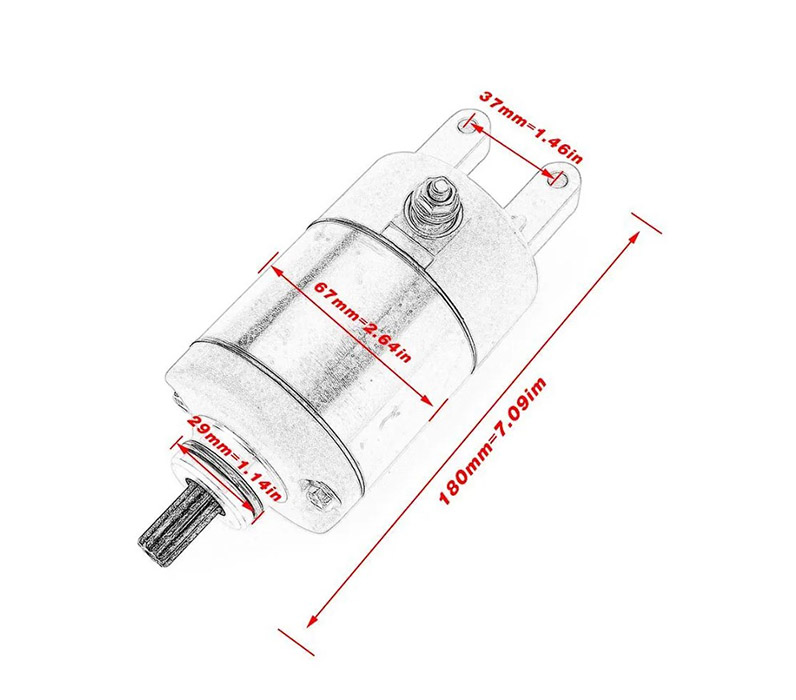 картинка Стартер Yamaha VP250 VP300 CP250 YP250 4HC-81800-00 от магазина Компания+