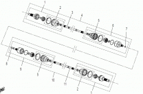 Привода (педед\зад) шрусы