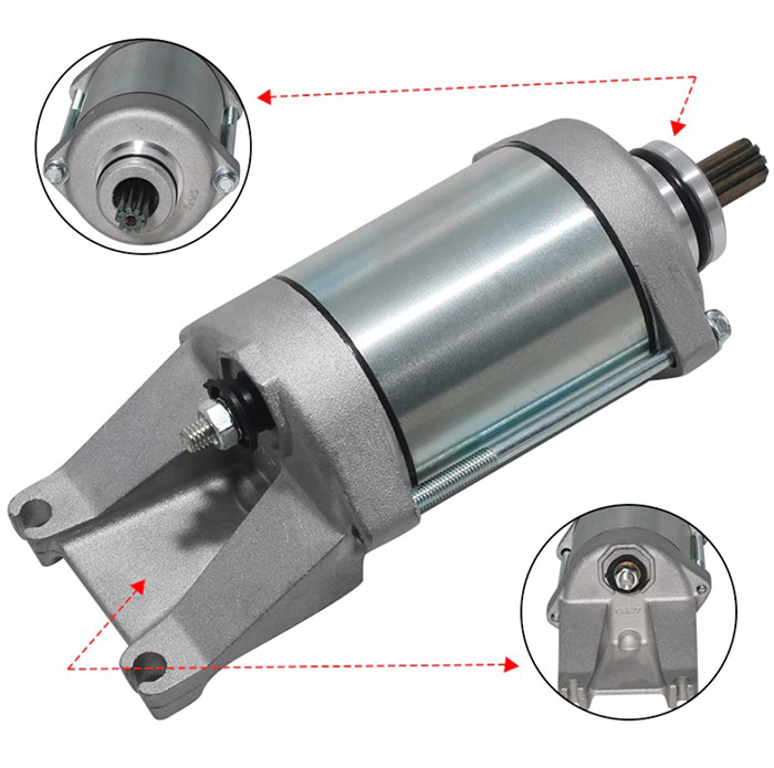 картинка Стартер для Kawasaki ER650, ER-6N, ER400, ER-4N, EN650, EX400\650, KLE650 21163-0040 от магазина Компания+