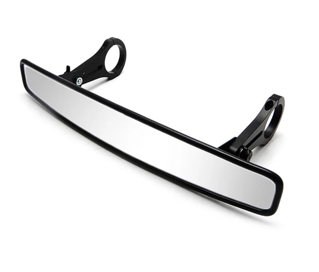 Зеркало заднего вида широкое центральное (зажим 4,5см) для багги