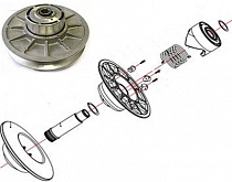 Ведомый шкив вариатора